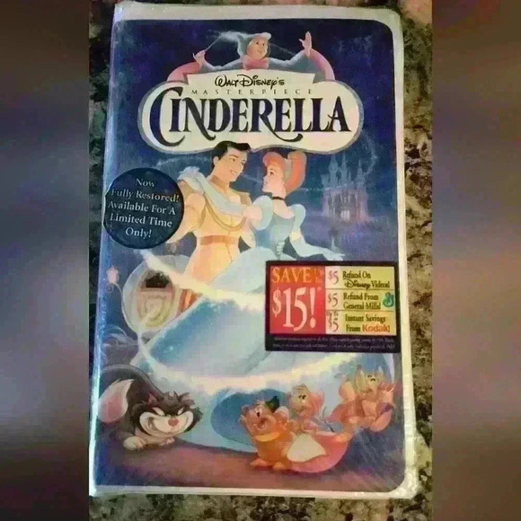 Walt Disney Cinderella VHS factory sealed brand new in package $7 - Picture 1 of 4